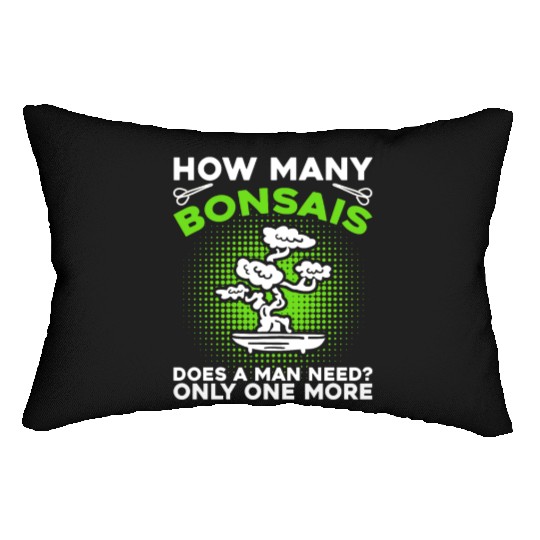 Bonsai Tree Owner Gift Bonsai Tree Gardening Lumbar Pillows