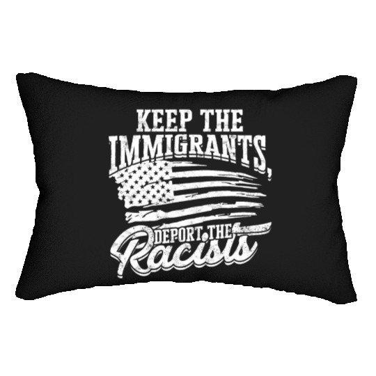 US Immigrant Indigenous USA Immigrants america Lumbar Pillows