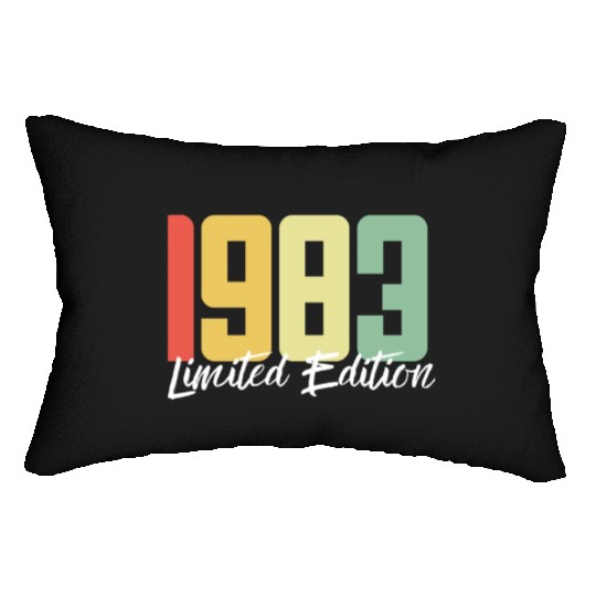 40 Years Vintage 1983 Retro 40th Birthday Lumbar Pillows