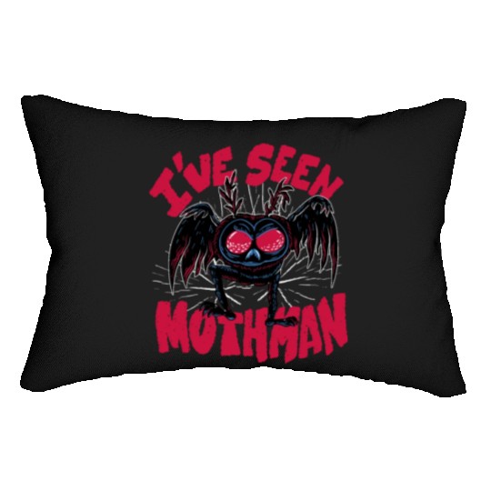 I have seen mothman I have seen mothman inspiratio Lumbar Pillows