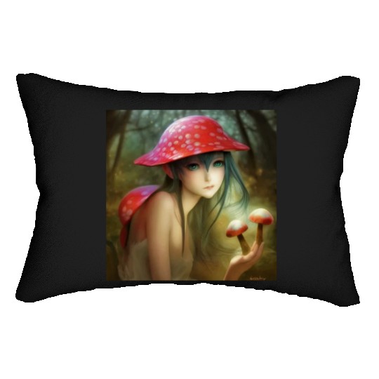 Fungi Fairy Lumbar Pillows