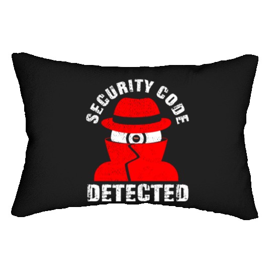 Network And Computer Security Hard Disc Detective Lumbar Pillows