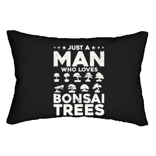 Bonsai Tree Owner Gift Bonsai Tree Gardening Lumbar Pillows