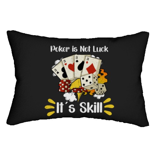 Poker Casino Poker Player Gambling Roulette Gift Lumbar Pillows