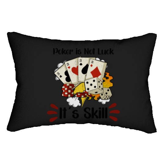 Poker Casino Poker Player Gambling Roulette Gift Lumbar Pillows
