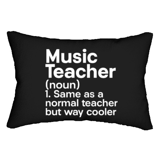 Music Teacher Lumbar Pillows