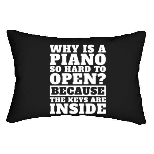 Music Teacher Funny Piano Lumbar Pillows