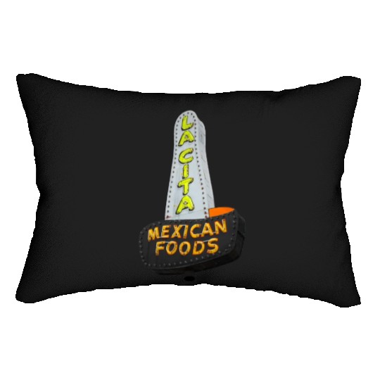 La Cita Mexican Foods Route 66 Tucumcari NM Lumbar Pillows