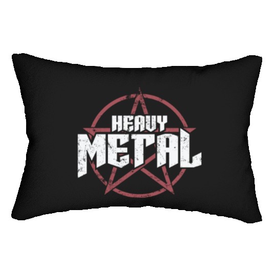 Heavy Metal Music Band Genre Bass Lumbar Pillows