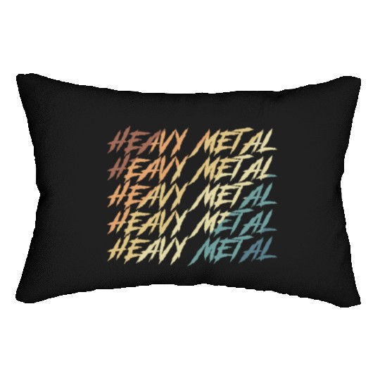 Heavy Metal Headbanging Band Genre Lumbar Pillows