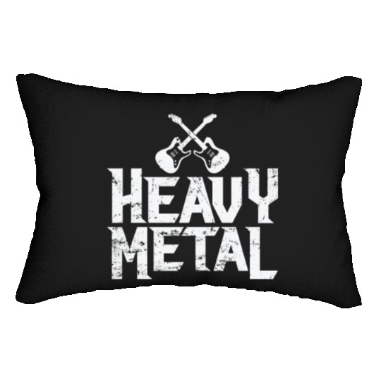 Heavy Metal Music Band Genre Lumbar Pillows
