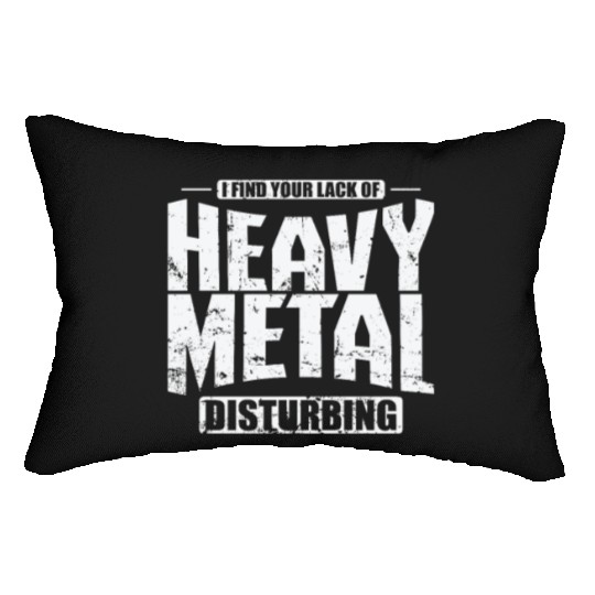 Heavy Metal Disburbing Music Band Genre Lumbar Pillows
