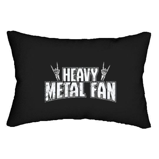 Heavy Metal Fan Music Band Genre Lumbar Pillows