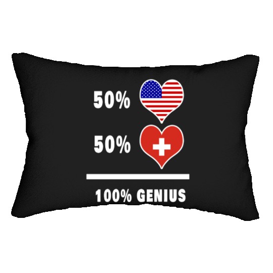 USA and Switzerland 100% genius Lumbar Pillows