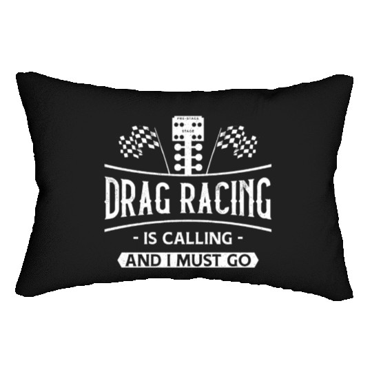 Drag Racing Race Car Drag Racing Lumbar Pillows