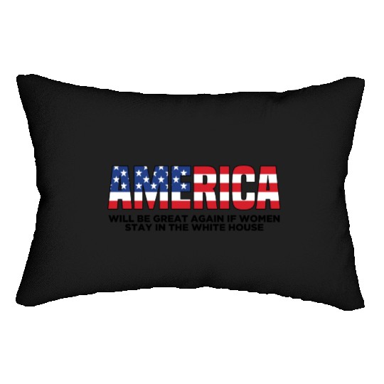 America Will Be Great Again Lumbar Pillows