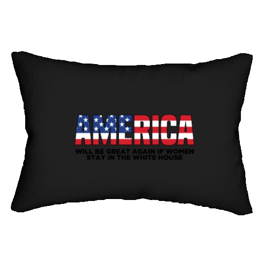 America Will Be Great Again Lumbar Pillows