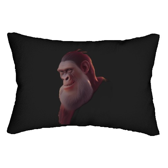 Monkey Ape Chimpanzee Lumbar Pillows