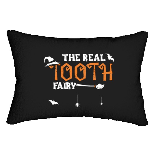 The Real Tooth Fairy - Halloween Lumbar Pillows