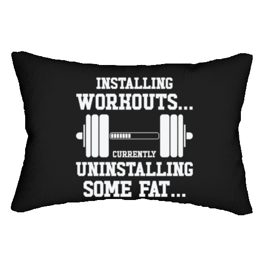 Installing Workout Gym Lover Exercise Lumbar Pillows