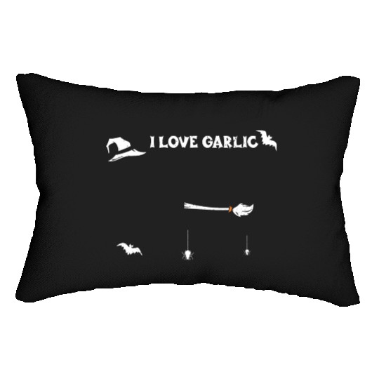 I Love Garlic - Halloween Lumbar Pillows