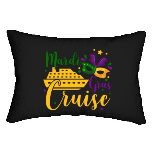 Mardi Gras Cruise Lumbar Pillows