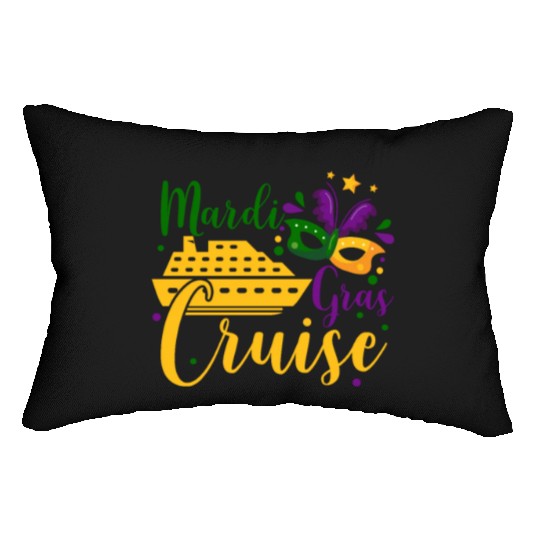 Mardi Gras Cruise Lumbar Pillows
