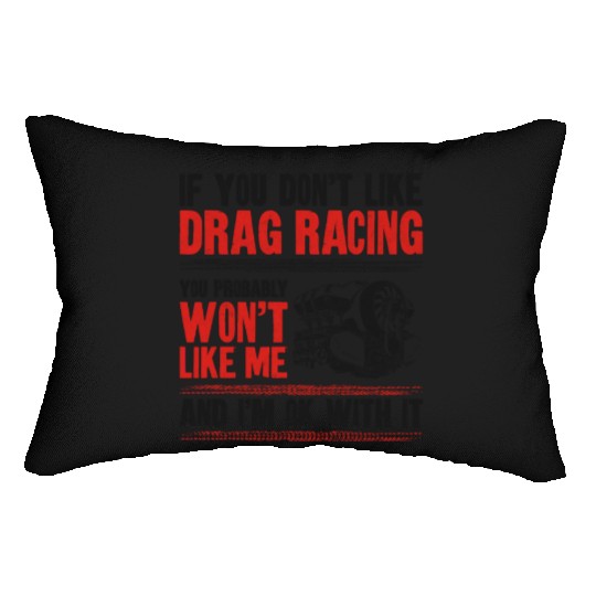 Drag Racing Race Car Vintage If Lumbar Pillows
