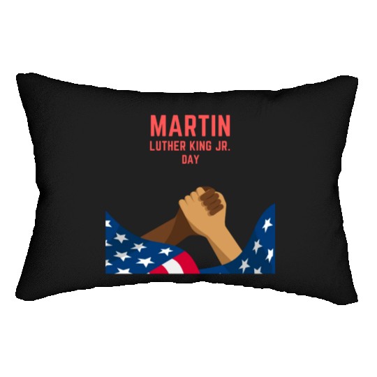 Martin Luther king jr. day Lumbar Pillows