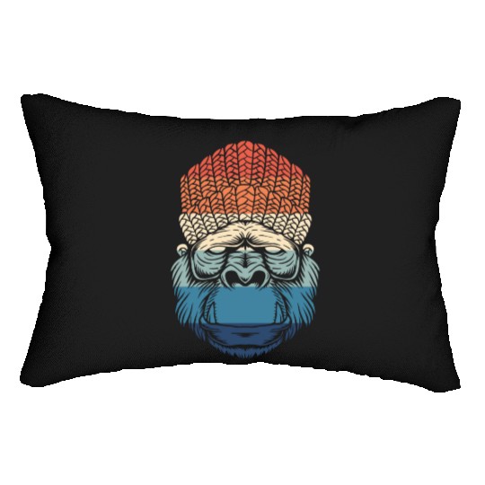 Monkey Ape Gorilla Lumbar Pillows