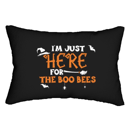 I'm Just Here For The Boo Bees Lumbar Pillows