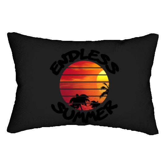 endless summer Lumbar Pillows