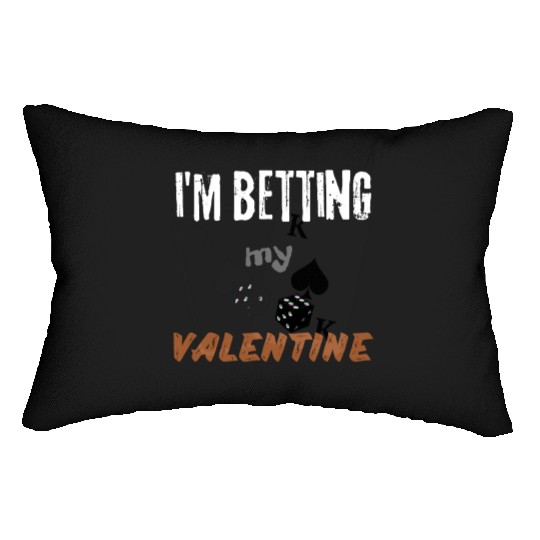 betting valentines Cool casino winner number Lumbar Pillows