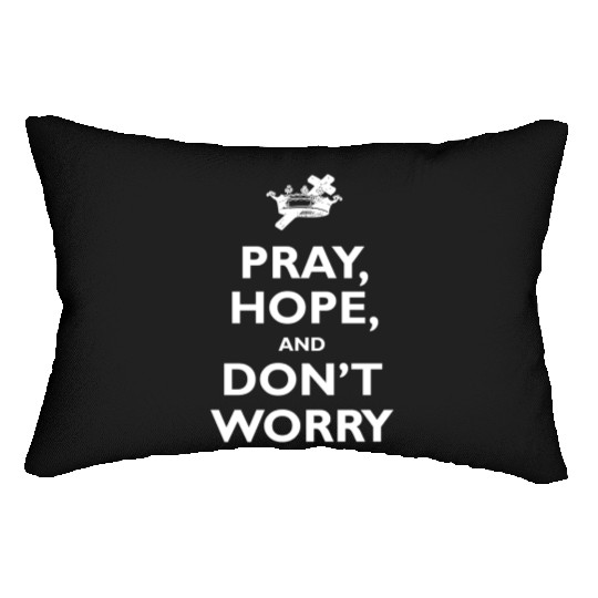 St. Padre Pio Pray Hope and Don't Worry Catholic S Lumbar Pillows