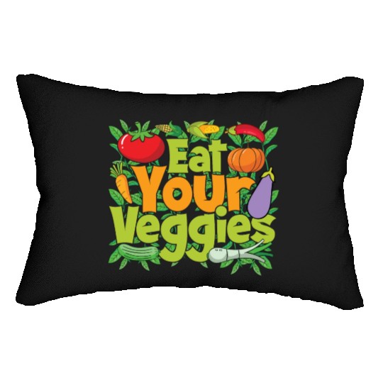 Eat Your Veggies Lumbar Pillows