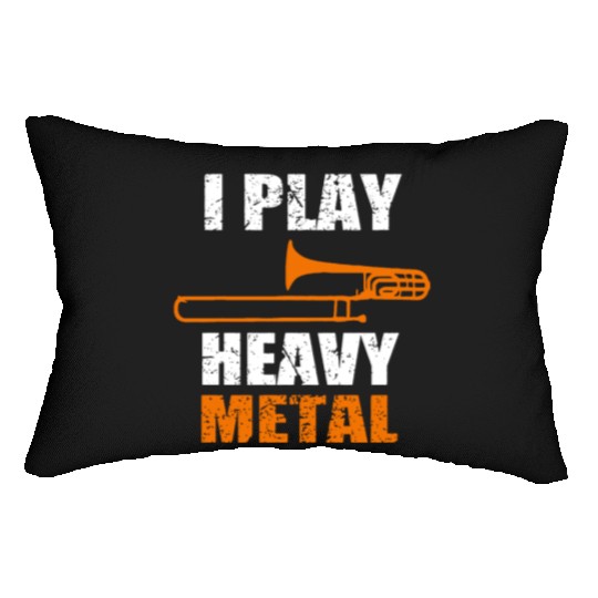 I Play Heavy Metal Lumbar Pillows
