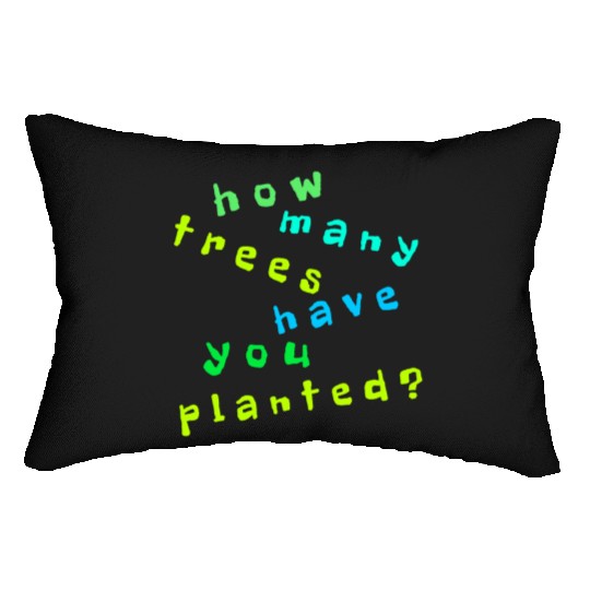 Tree Quote. Nature Environment Lumbar Pillows