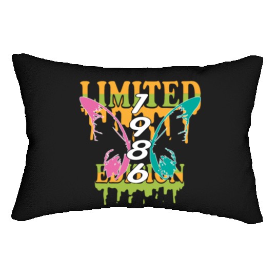 1986 Born Limited Edition Butterfly Gift Lumbar Pillows