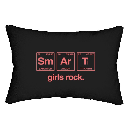 SMART GIRLS ROCK - Elements Periodic Table Lumbar Pillows