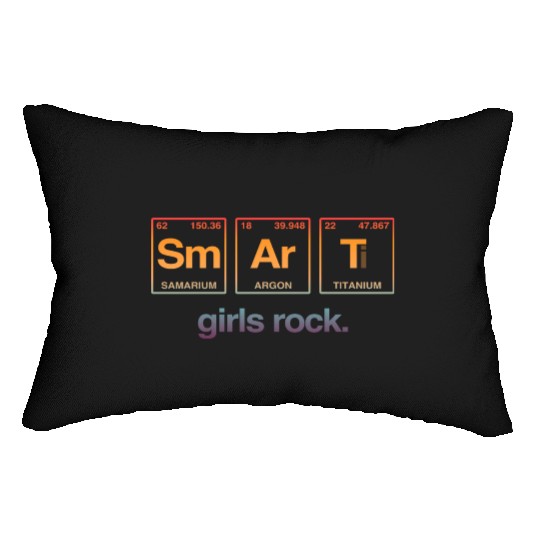SMART GIRLS ROCK - Elements Periodic Table Lumbar Pillows