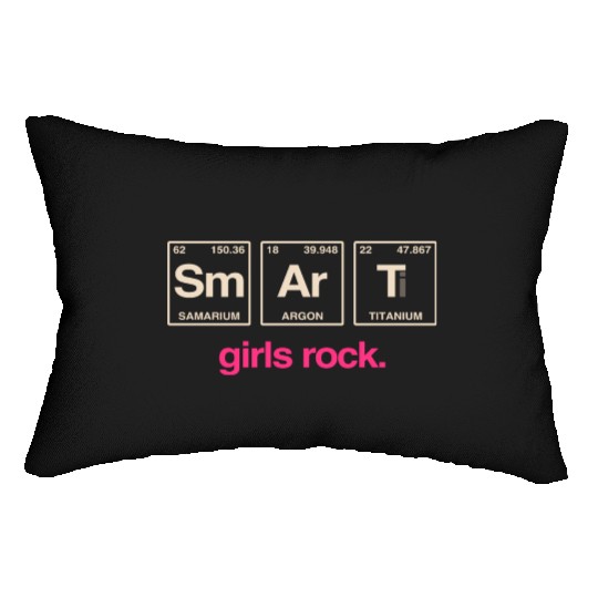 SMART GIRLS ROCK - Elements Periodic Table Lumbar Pillows