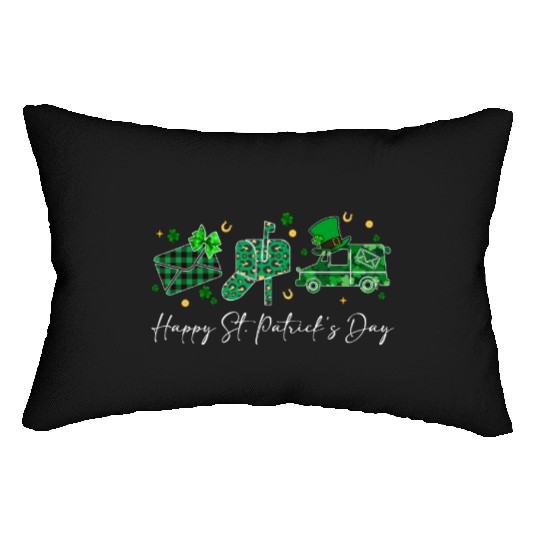 Happy Valentine's Day Postal Worker Valentine Gift Lumbar Pillows