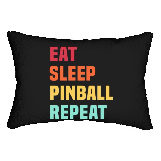 Eat Sleep Pinball Repeat - for Pinball lover Lumbar Pillows