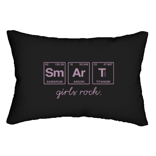 SMART GIRLS ROCK - Elements Periodic Table Lumbar Pillows