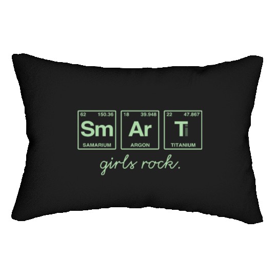 SMART GIRLS ROCK - Elements Periodic Table Lumbar Pillows