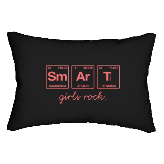 SMART GIRLS ROCK - Elements Periodic Table Lumbar Pillows