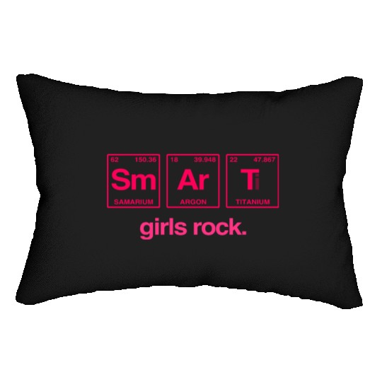 SMART GIRLS ROCK - Elements Periodic Table Lumbar Pillows