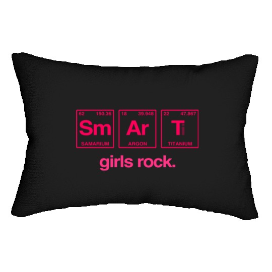 SMART GIRLS ROCK - Elements Periodic Table Lumbar Pillows
