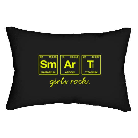 SMART GIRLS ROCK - Elements Periodic Table Lumbar Pillows