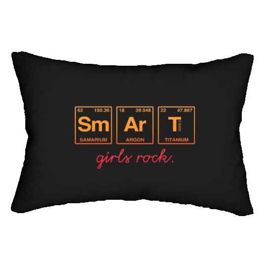 SMART GIRLS ROCK - Elements Periodic Table Lumbar Pillows